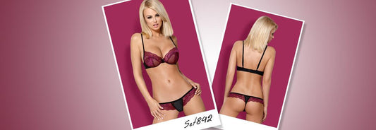 Γυναικείο Σετ Εσωρούχων Obsessive 842 – Sexy, Classy, simply Fabulous - Blog Sexy Εσώρουχα - E-string.gr