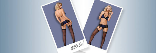 Γυναικείο Σετ Εσωρούχων Obsessive 825 – Blue is the new Black - Blog Sexy Εσώρουχα - E-string.gr