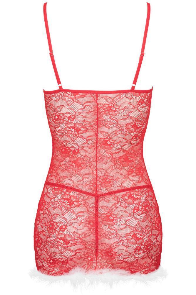 Babydoll Στολή Kotek Kristinella Κόκκινο KO-6009