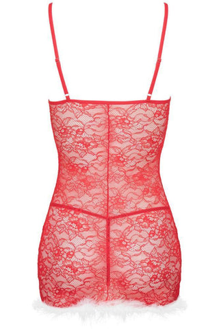 Babydoll Στολή Kotek Kristinella Κόκκινο KO-6009