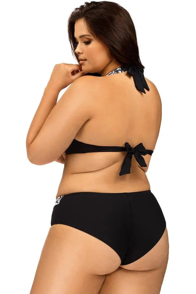 plus size bikini back
