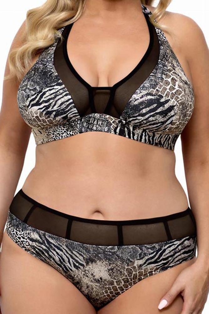 Lorin - Γυναικείο Μαγιό - Set Μπικίνι Lorin Λεοπαρ L-1109 - E-string.gr