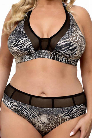 Lorin - Γυναικείο Μαγιό - Set Μπικίνι Lorin Λεοπαρ L-1109 - E-string.gr
