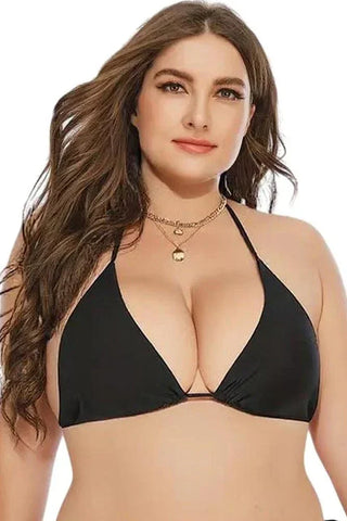 Γυναικείο Plus Size TOP Μαγιό Annamu Μαύρο A-1037