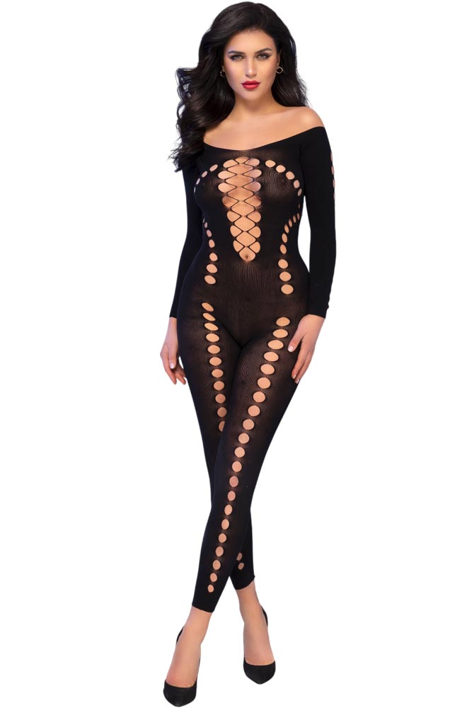 Σέξι Bodystocking Chilirose CR-4646 – Εφαρμογή στο Σώμα