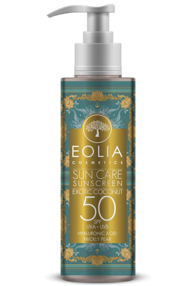 Αντιηλιακό γαλάκτωμα Eolia Sunscreen SPF 50 Exotic Coconut 100ml