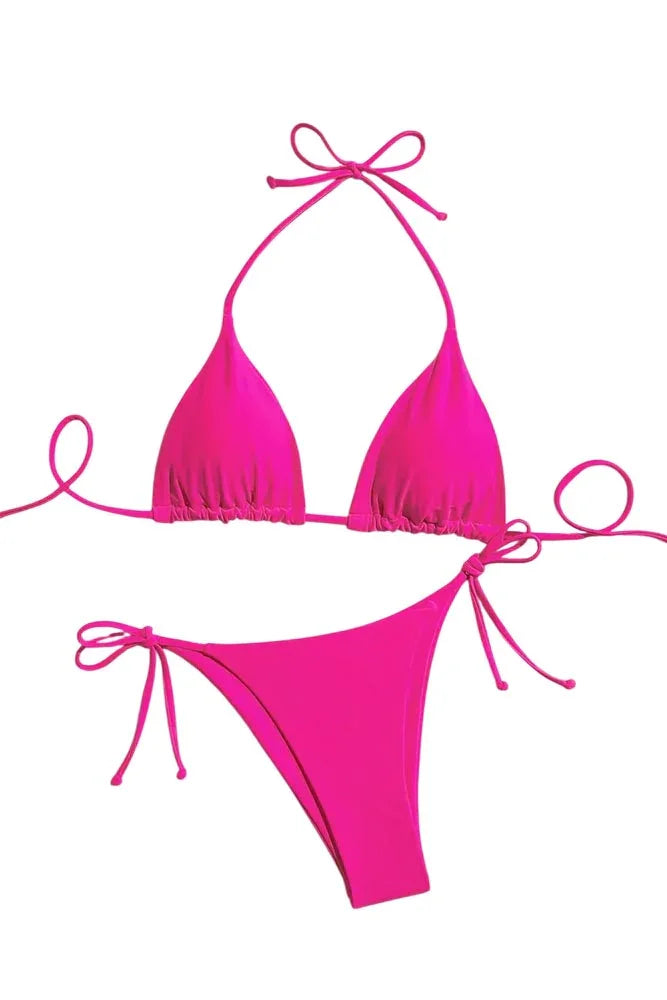 Γυναικείο Μαγιό Bikini Set Annamu Ροζ A-1086