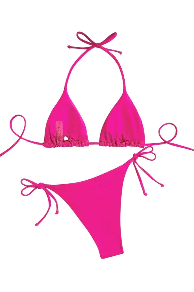 Γυναικείο Μαγιό Bikini Set Annamu Ροζ A-1086