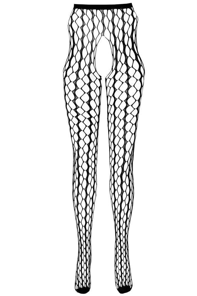 Καλσόν ζαρτιέρα Passion ECO Garter stockings Μαύρο ECOS007-Black