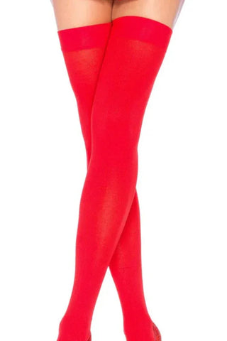 Κάλτσες Leg Avenue Nylon Thigh Highs Κόκκινες 70 DEN LG6672-Red