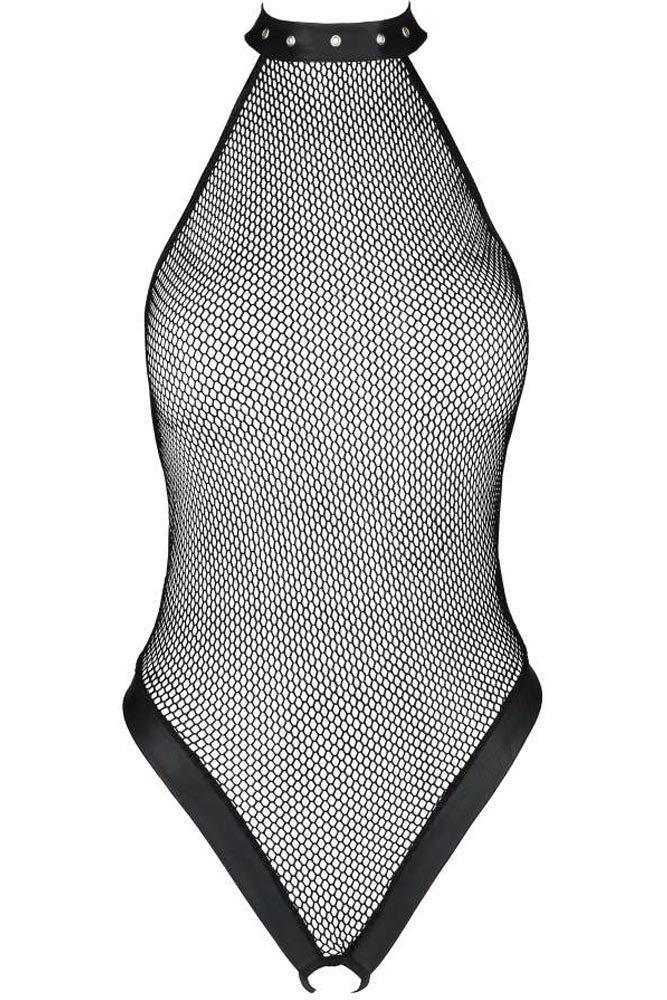 Passion - Γυναικείο κορμάκι - Passion Moonlight Body Leather Μαύρο PE10459 - E-string.gr