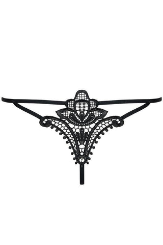 Obsessive - Γυναικείο εσώρουχο - OBSESSIVE LUIZA THONG BLACK OB6912 - E-string.gr