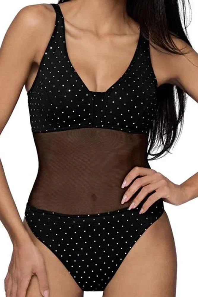 Lorin - Γυναικείο Μαγιό - Ολόσωμο Lorin Μαύρο L-4309 - E-string.gr
