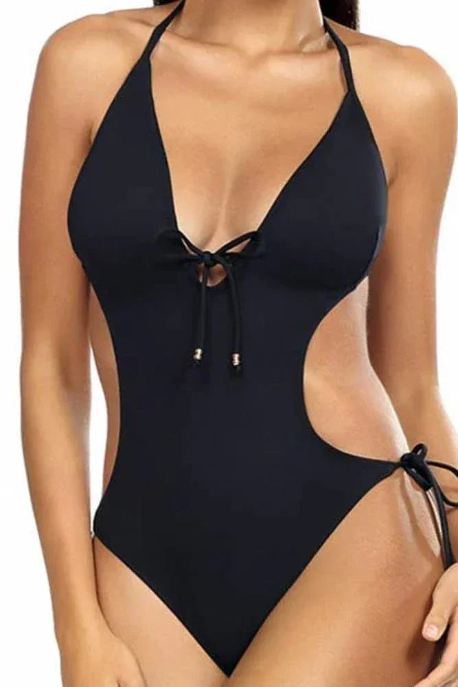 Lorin - Γυναικείο Μαγιό - Ολόσωμο Lorin Μαύρο L-4465 - E-string.gr