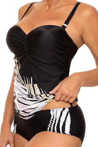 Marko - Γυναικείο Μαγιό - Tankini Pjera Μαύρο M-644 - E-string.gr
