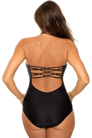 Marko - Γυναικείο Μαγιό - Ολόσωμο Marko Rada Μαύρο M-654-Black - E-string.gr