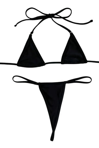 Μαύρο Μικροσκοπικό Μπικίνι Micro Bikini – Απόλυτα Sexy, Απόλυτα Εσύ!