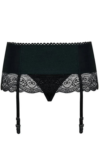 Γυναικεία ζαρτιέρα Obsessive Miamor Garter belt Μαύρη OB9813