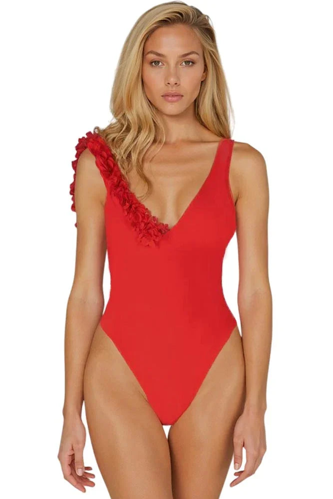 Obsessive - Γυναικείο Μαγιό - Ολόσωμο Obsessive Cubalove Κόκκινο OB6079 