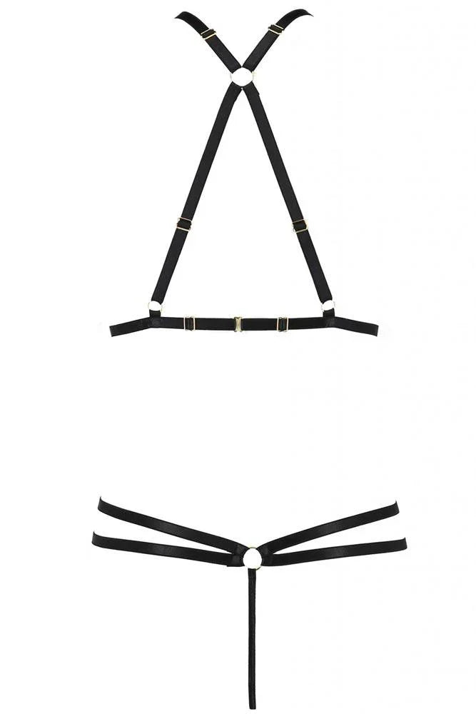 Harness σετ Εσώρουχα Passion Lorry Set Μαύρο PS-LORRY-SET
