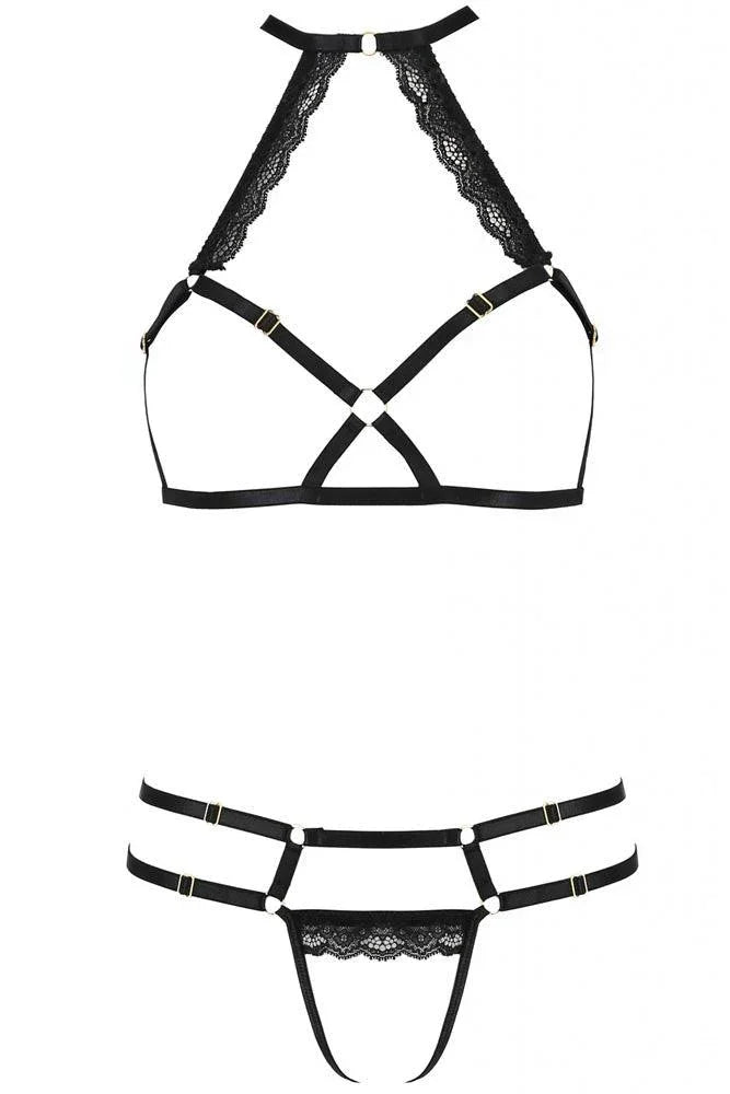 Harness σετ Εσώρουχα Passion Lorry Set Μαύρο PS-LORRY-SET