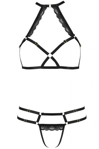 Harness σετ Εσώρουχα Passion Lorry Set Μαύρο PS-LORRY-SET