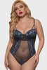 Video for Plus Size Γυναικείο Κορμάκι Annamu Μπλε A-1206