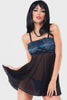 Video for Γυναικείο Babydoll - Chilirose Babydoll and String Μαύρο Μπλέ CR-3847