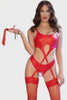 Video for Γυναικείο σετ εσωρούχων Chilirose Eco Leather Set Κόκκινο CR-4625