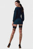 Video for Κάλτσες Μηρού 20DEN με Σιλικόνη, Δαντέλα & Κάθετη Ραφή Passion ST114