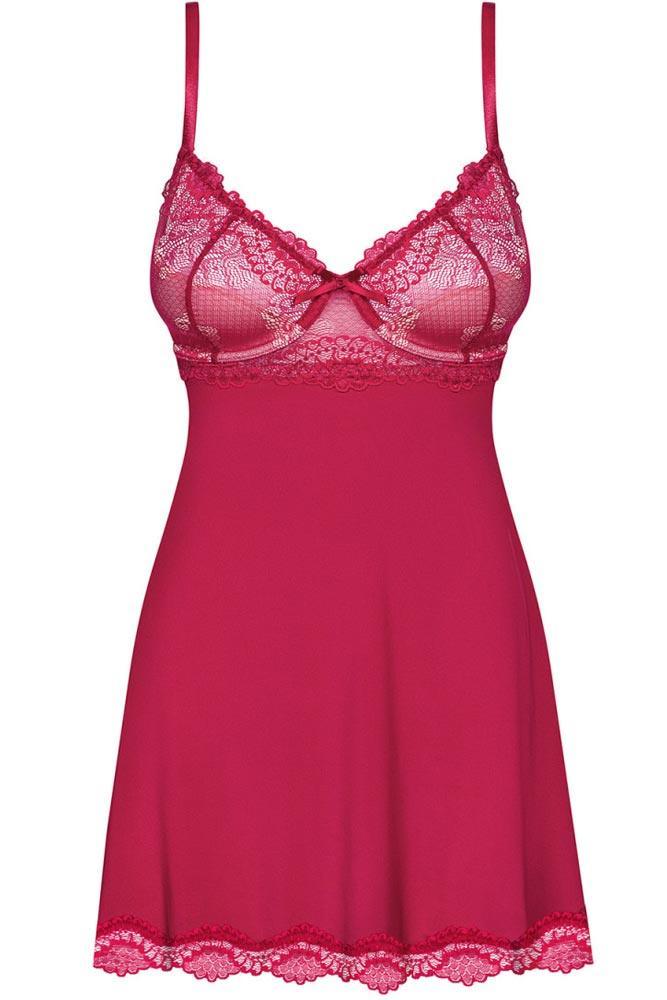 Obsessive - Γυναικείο Babydoll - Obsessive Rosalyne Κόκκινο OB4137 - E-string.gr