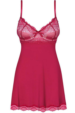 Obsessive - Γυναικείο Babydoll - Obsessive Rosalyne Κόκκινο OB4137 - E-string.gr