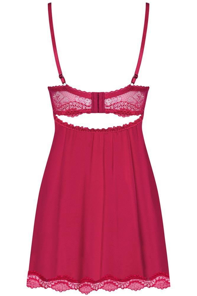 Obsessive - Γυναικείο Babydoll - Obsessive Rosalyne Κόκκινο OB4137 - E-string.gr