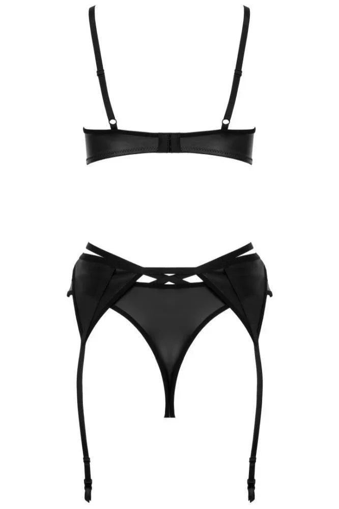 Σετ εσωρούχων Kotek Blackelia 3-pcs set Μαύρο KO-6008