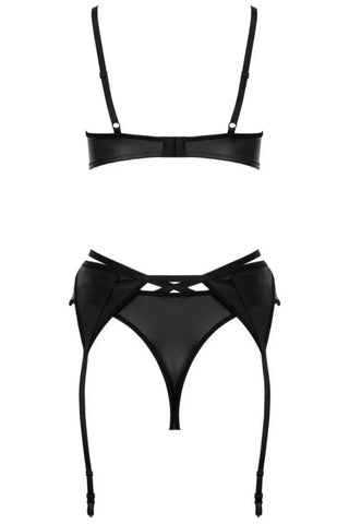 Σετ εσωρούχων Kotek Blackelia 3-pcs set Μαύρο KO-6008
