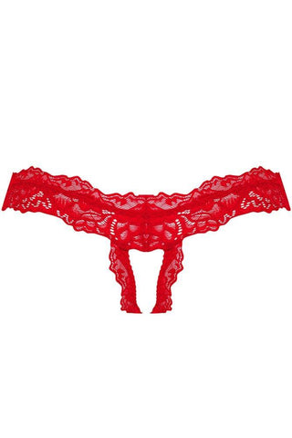 Εσώρουχο Obssesive Cherris Crotchless thong Κόκκινο OB5360