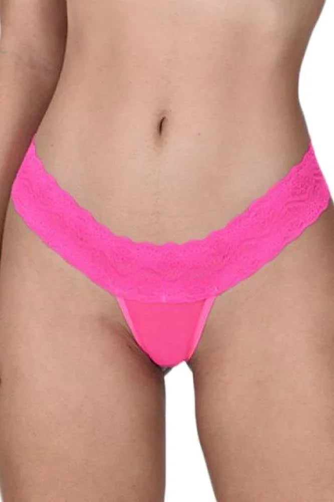 Sensualle Lingerie - Γυναικείο εσώρουχο - Sensualle Ventania Neon Pink Ροζ SL0844 - E-string.gr