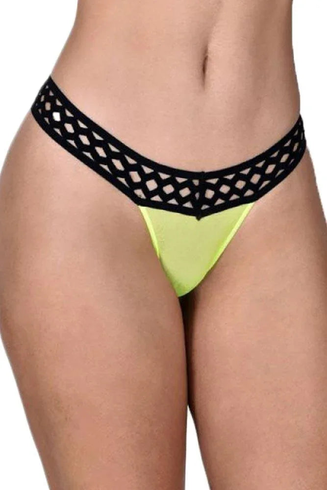 Sensualle Lingerie - Γυναικείο Εσώρουχο - Sensualle Chiclete Neon Green Πράσινο SL0858 - E-string.gr
