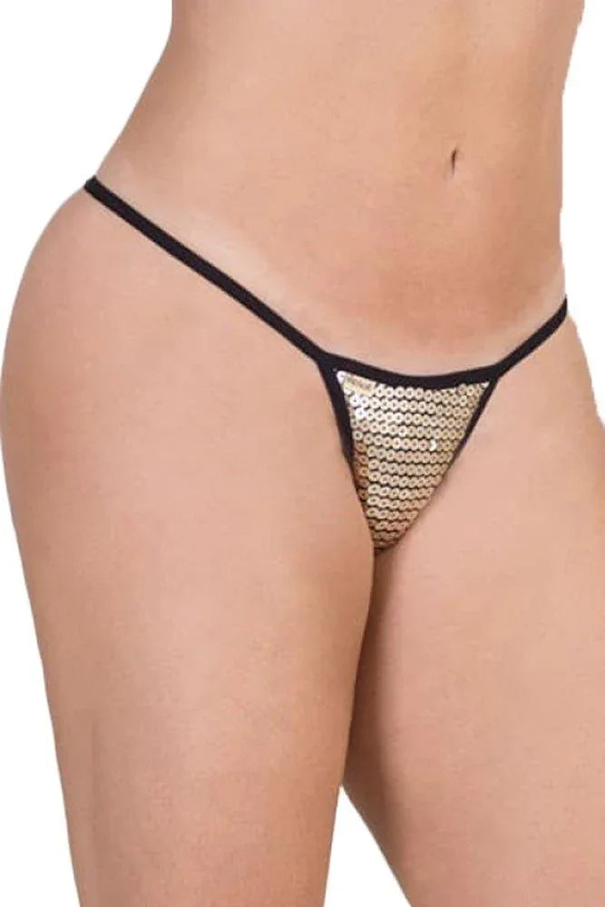 Sensualle Lingerie - Γυναικείο εσώρουχο - Sensualle Mata-Paixao Gold Χρυσό SL0945 - E-string.gr