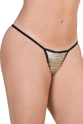 Sensualle Lingerie - Γυναικείο εσώρουχο - Sensualle Mata-Paixao Gold Χρυσό SL0945 - E-string.gr