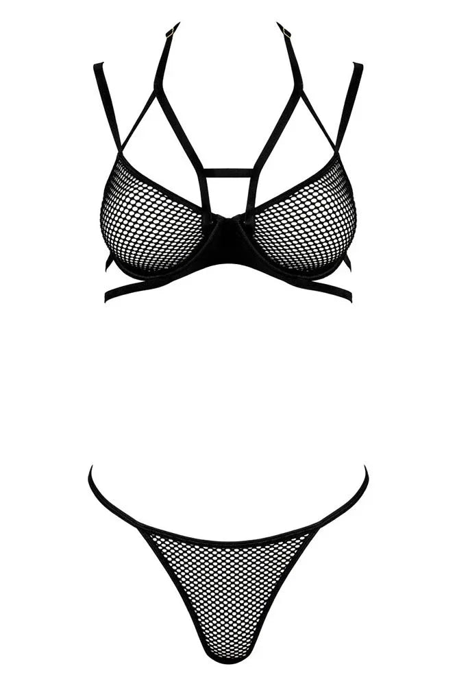 Δαντελένιες λεπτομέρειες στο μαύρο lingerie TP104 – Πρώτη όψη