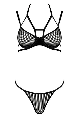 Δαντελένιες λεπτομέρειες στο μαύρο lingerie TP104 – Πρώτη όψη