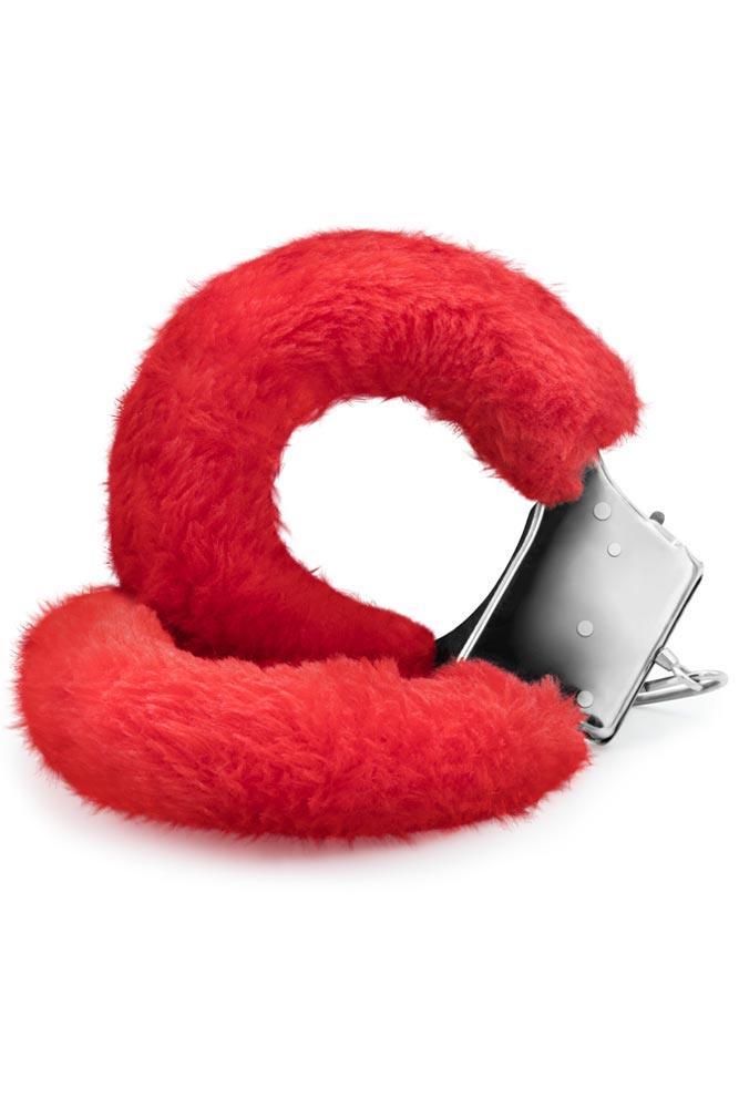 Ouch! - Χειροπέδες - Furry Biginners Handcuffs Κόκκινες S4F03031