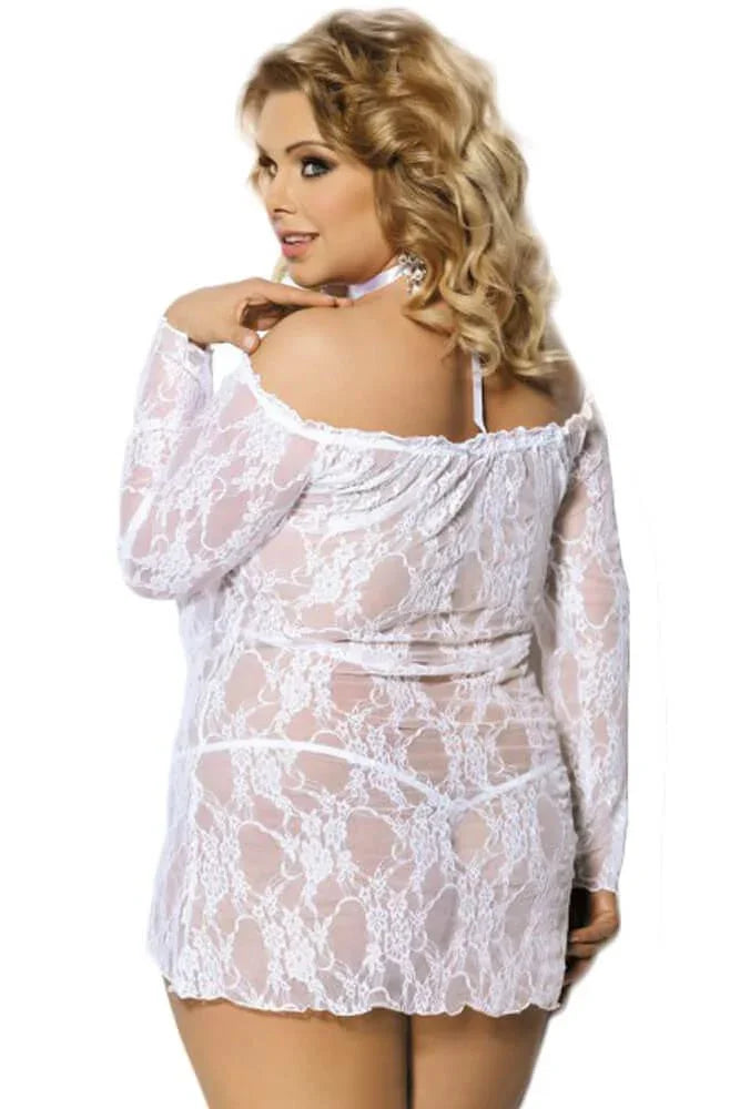 Anais - PLUS SIZE Babydoll - AS Cobayo AS10015 - E-string.gr