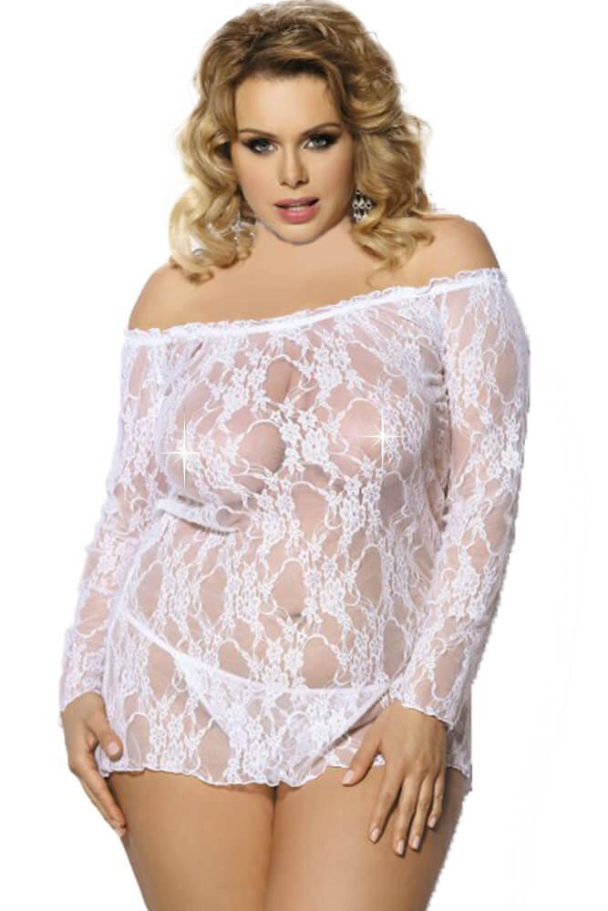 Anais - PLUS SIZE Babydoll - AS Cobayo AS10015 - E-string.gr