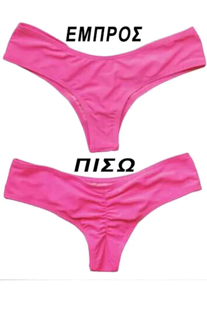 Beauty Lingerie - Γυναικείο Brazil Μαγιό - Brazilian Bottom Rose MY-1900-R - E-string.gr