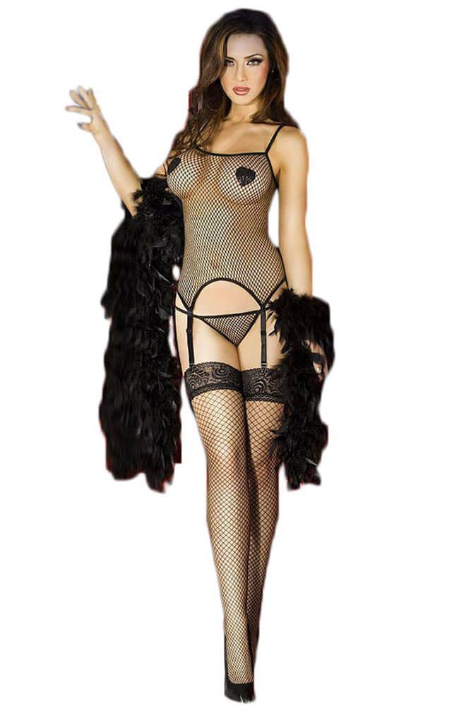 Chilirose - Γυναικείο σετ - Chilirose Complete Erotic Set Black CR-3307 - E-string.gr