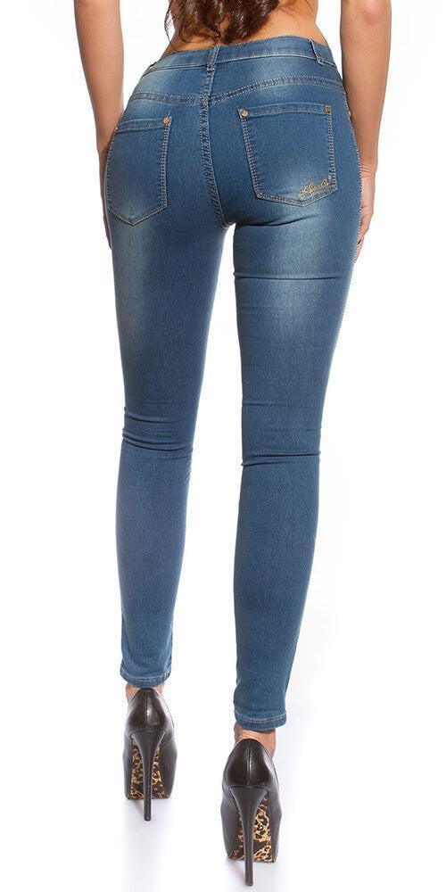 KouCla - Παντελόνι Τζίν - Skinny Highwaist jeans K600-178A - E-string.gr