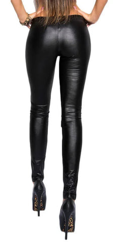 KouCla - Κολάν - Sexy Leggings with lace LE18248 - E-string.gr