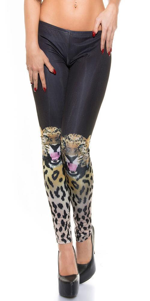 KouCla - Κολάν - Tiger Collant LE19214-Black - E-string.gr